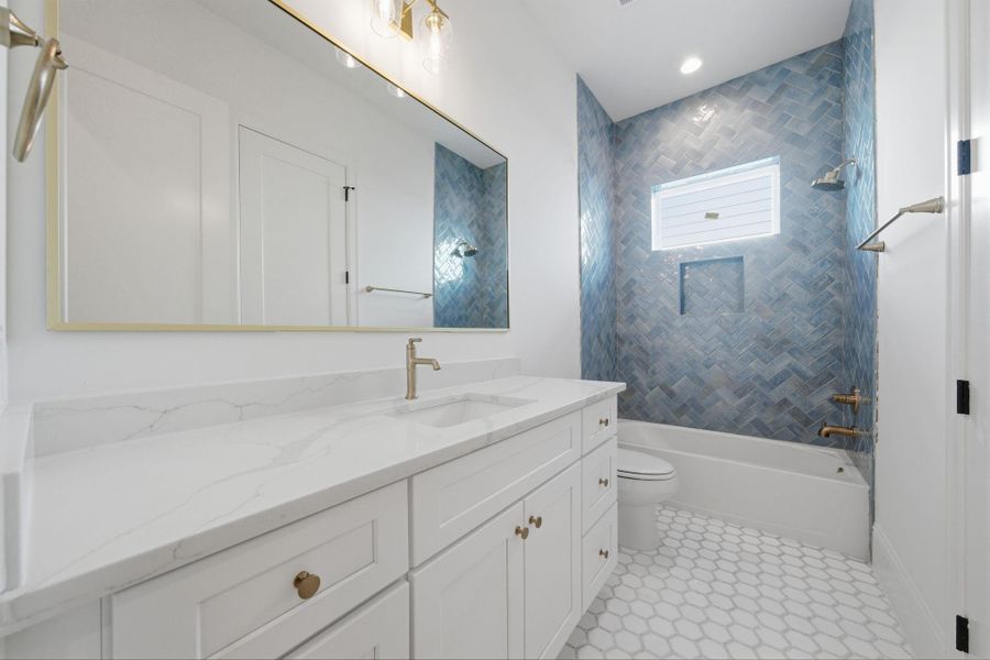 Furnished interior view inside a new home in , Houston (Image 13).