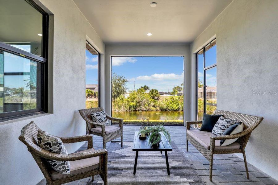 Exterior details and patio area of a home in , Cape Coral (Image 23).