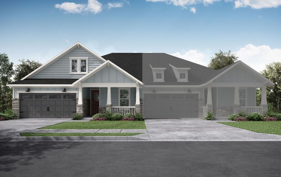 Representative exterior photo of a completed home built from the Serendipity by Beazer Homes in Meridiana, Iowa Colony, TX (Image 3). Representative exterior photo of a completed home built from the Serendipity by Beazer Homes in Meridiana, Iowa Colony, TX (Image 3).