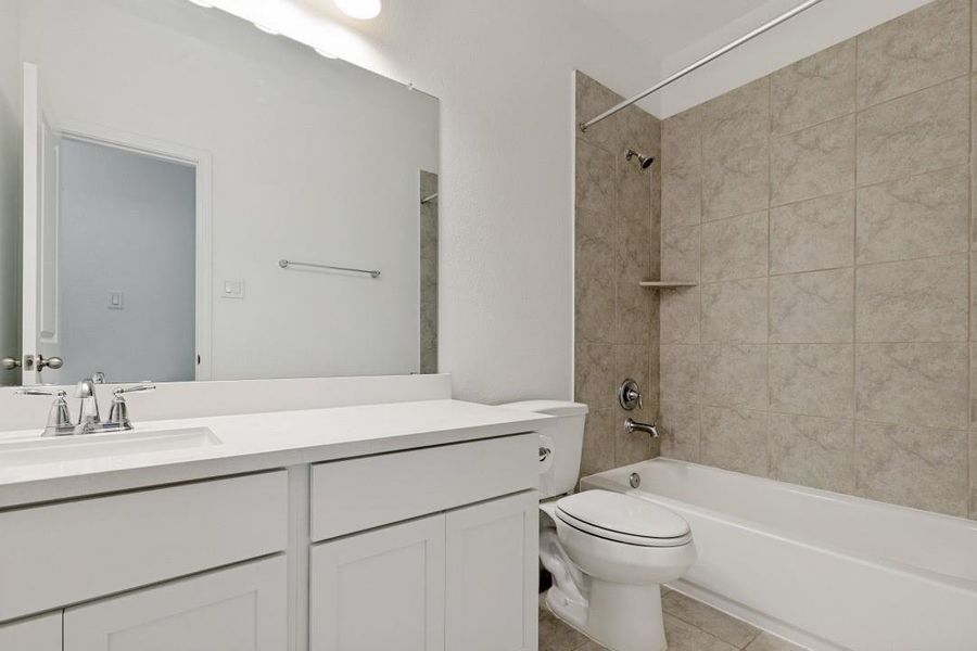 Furnished interior view inside a new home in , Cypress (Image 14).