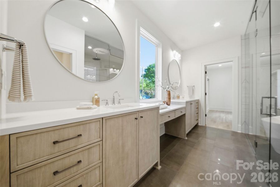 Furnished interior view inside a new home in , Charlotte (Image 19).