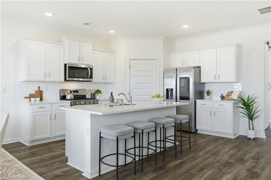 Furnished interior view inside a new home in Independence, Loganville (Image 10).