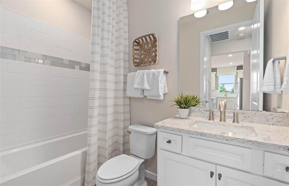 Furnished interior view inside a new home in Del Webb Sunbridge, St. Cloud (Image 22).