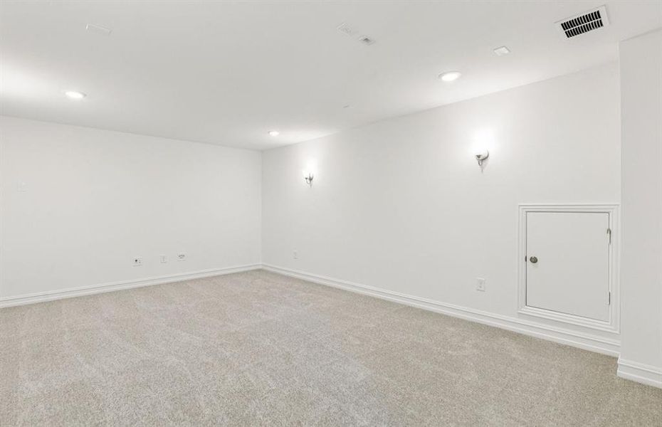 Cozy media room Cozy media room