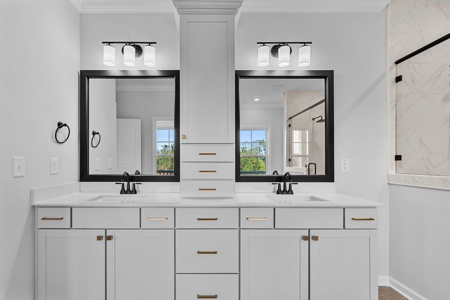 Furnished interior view inside a new home in Lilah Grove, Summerfield (Image 35). Furnished interior view inside a new home in Lilah Grove, Summerfield (Image 35).