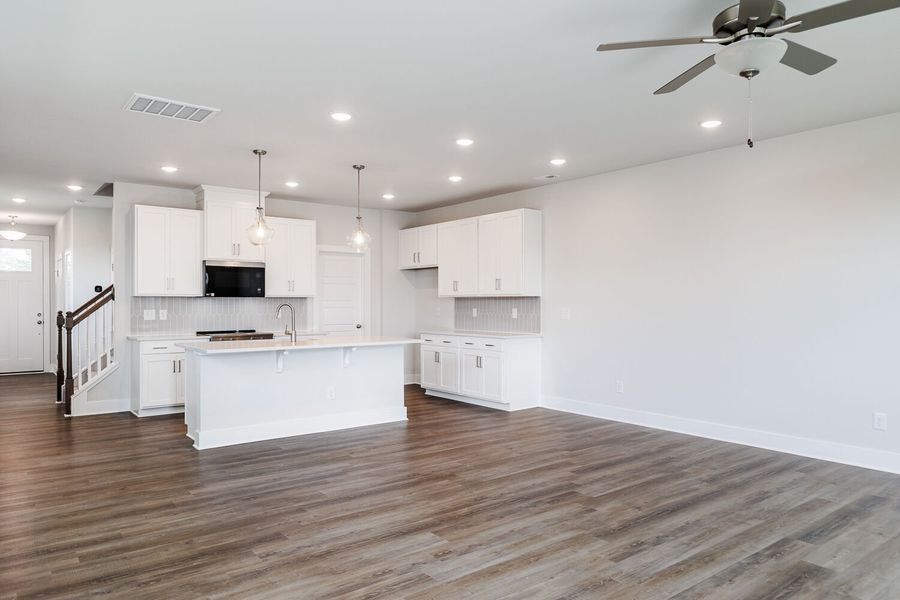 Spacious, unfurnished interior of a new home in Vaughan Farms, Angier (Image 17). Spacious, unfurnished interior of a new home in Vaughan Farms, Angier (Image 17).