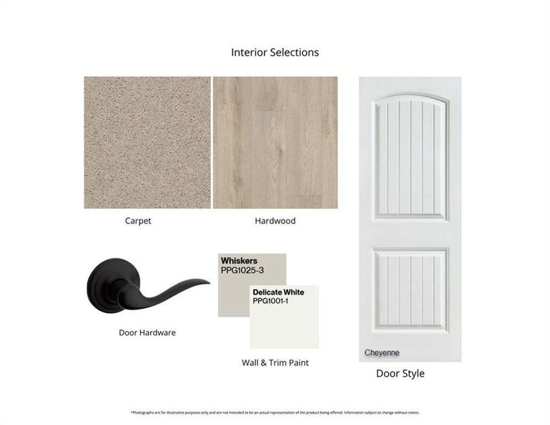 Sample of building materials used in homes in Villas at Gold Creek, Dawsonville (Image 3).