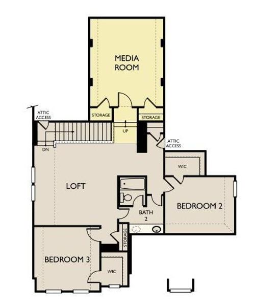 Cypress Floorplan 2nd story