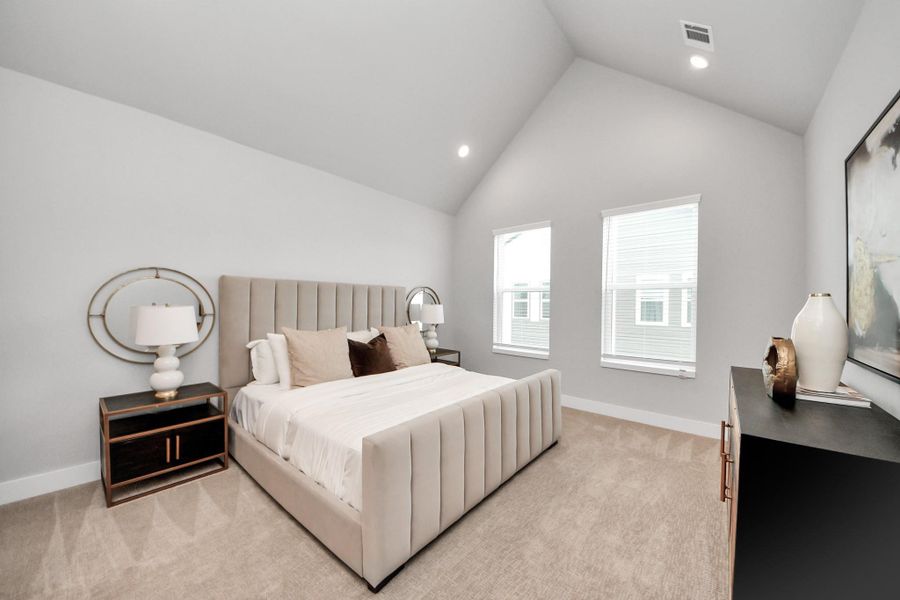 Furnished interior view inside a new home in , Houston (Image 27).