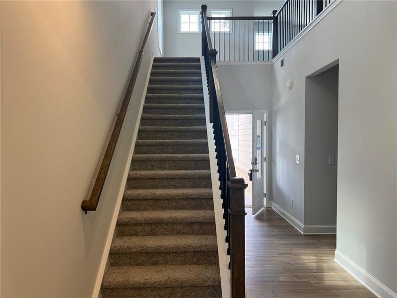 Spacious, unfurnished interior of a new home in Crofton Place Enclave, Snellville (Image 44). Spacious, unfurnished interior of a new home in Crofton Place Enclave, Snellville (Image 44).