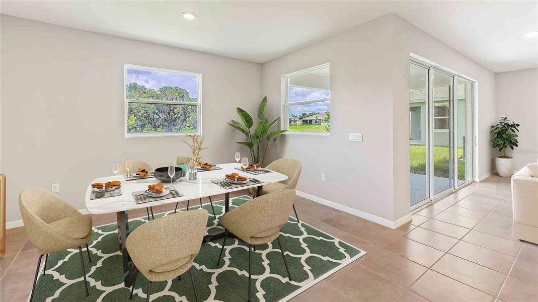 Furnished interior view inside a new home in Deerbrook, Land O' Lakes (Image 6).