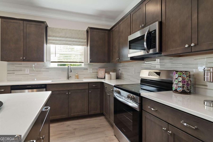 Furnished interior view inside a new home in Bryson Farms, Byron (Image 4). Furnished interior view inside a new home in Bryson Farms, Byron (Image 4).