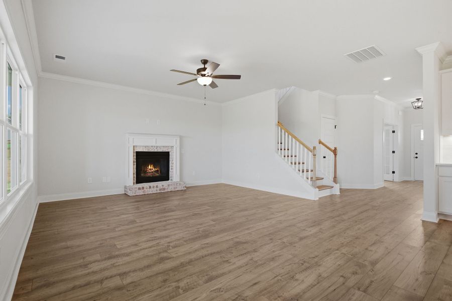 Spacious, unfurnished interior of a new home in Cherokee Knoll, Williamston (Image 15).