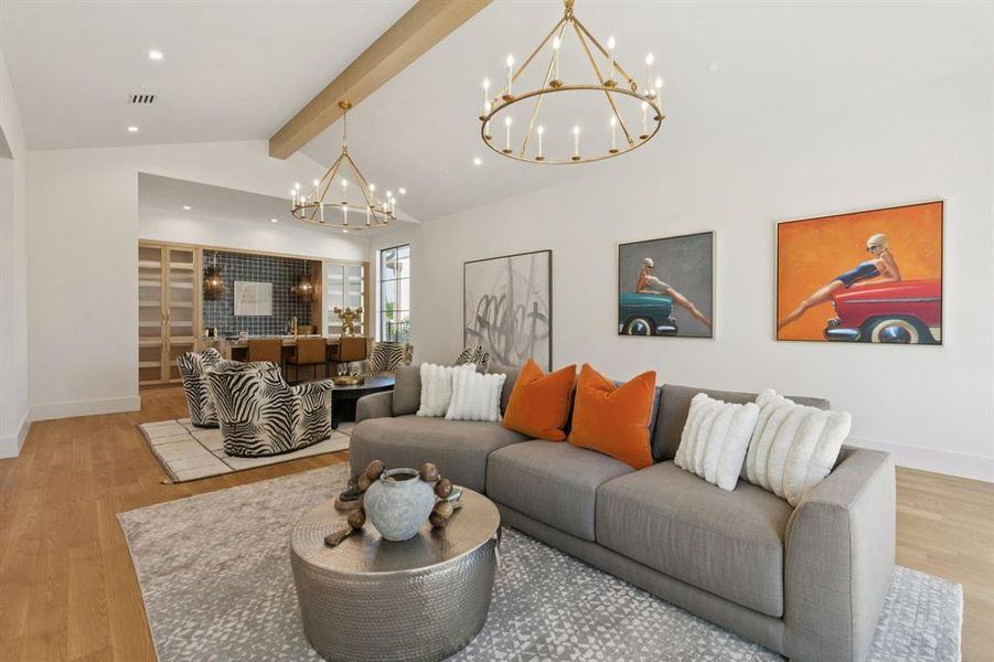 Furnished interior view inside a new home in , Westlake (Image 27).