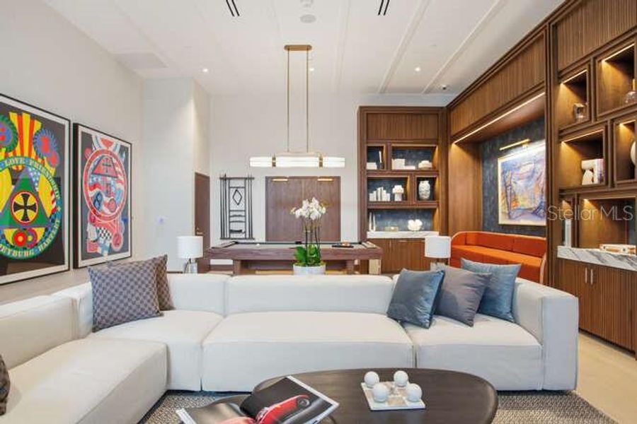 Furnished interior view inside a new home in , Tampa (Image 69).