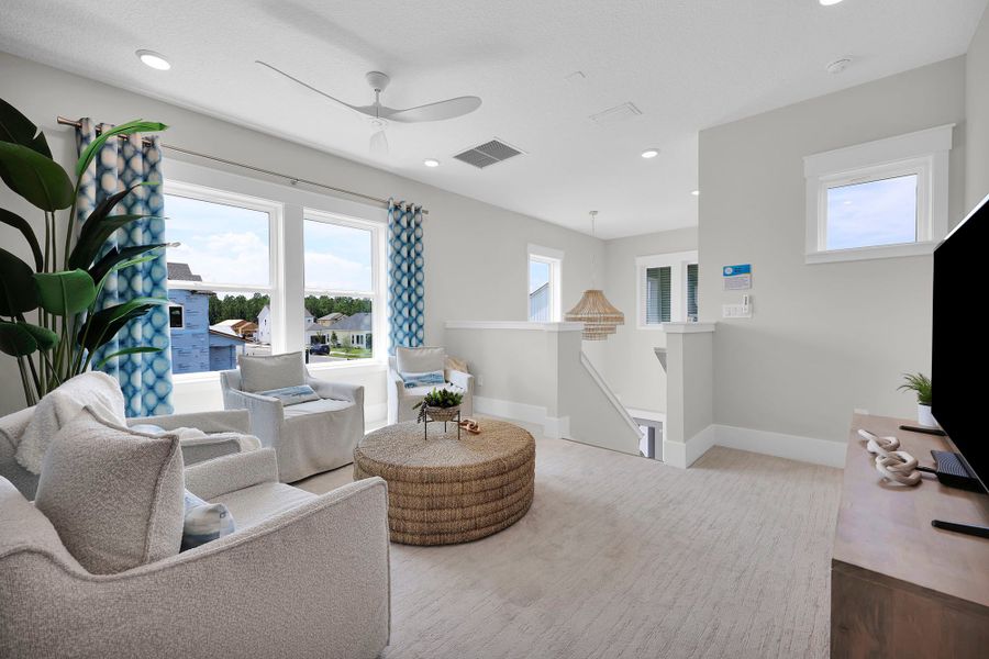 Representative furnished interior of a home built from the The Hernando by Providence Homes (Florida) in Reflections at Nocatee, Nocatee (Image 17).