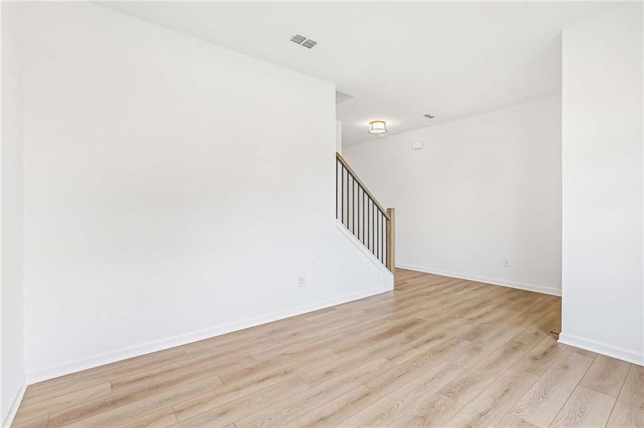 Spacious, unfurnished interior of a new home in Langston Reserve, Cartersville (Image 24). Spacious, unfurnished interior of a new home in Langston Reserve, Cartersville (Image 24).
