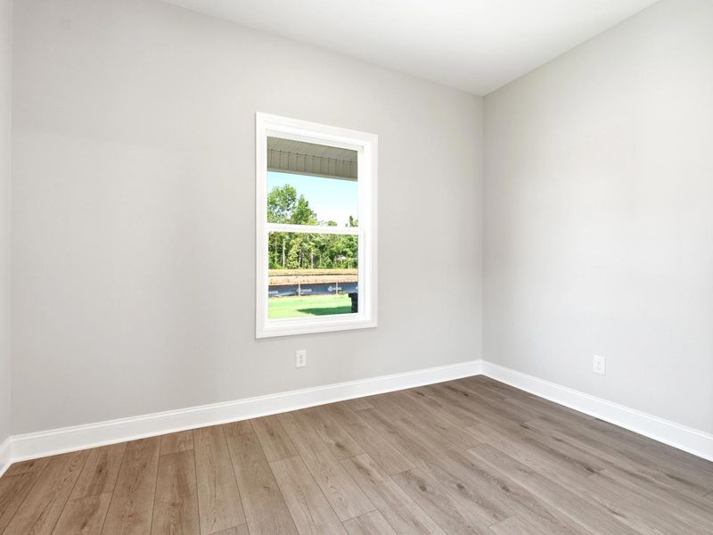 Representative unfurnished interior of a home built from the The Russell A by Davidson Homes LLC in Bailey Park, Fayetteville (Image 26). Representative unfurnished interior of a home built from the The Russell A by Davidson Homes LLC in Bailey Park, Fayetteville (Image 26).