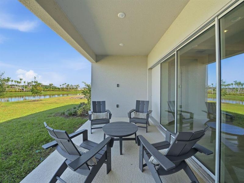 Exterior details and patio area of a home in Esplanade at Westview, Kissimmee (Image 26).