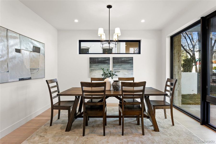 Furnished interior view inside a new home in , Denver (Image 6).
