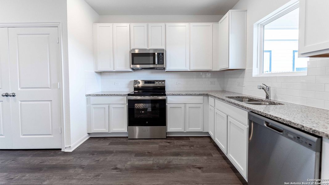 Furnished interior view inside a new home in Katzer Ranch, Converse (Image 4).