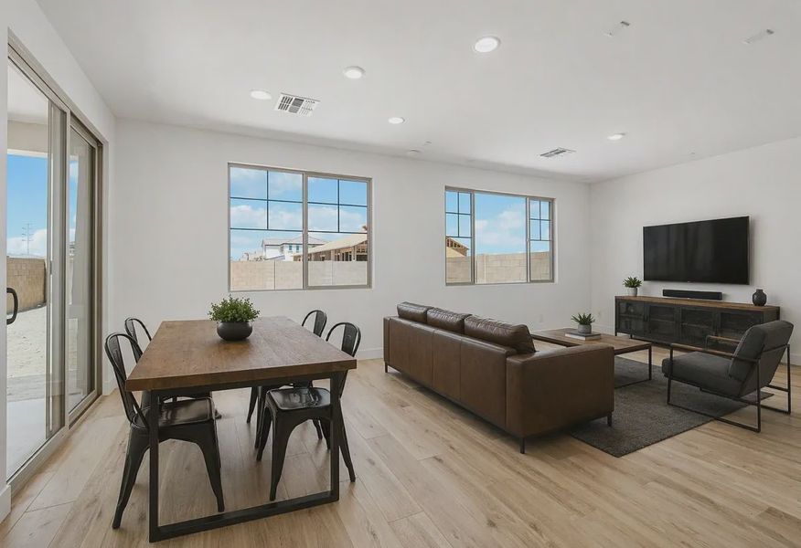 Great Room Virtually Staged - 5 of 14