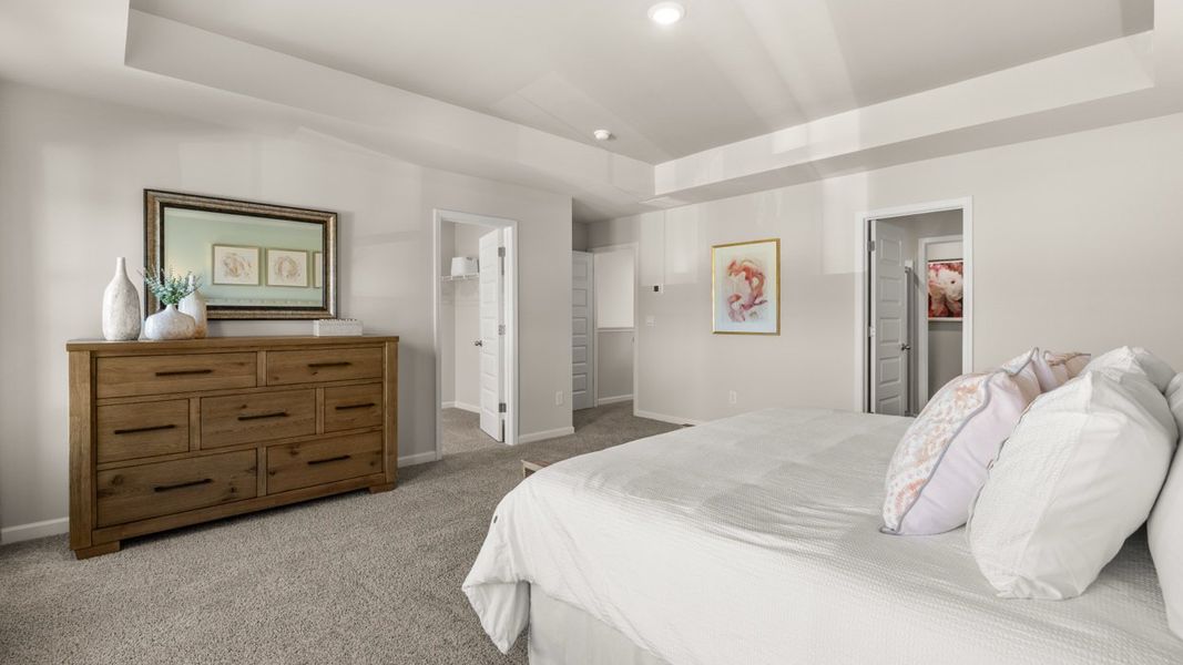 Representative furnished interior of a home built from the Denton TH by D.R. Horton in Brookland Commons, Monroe (Image 16).