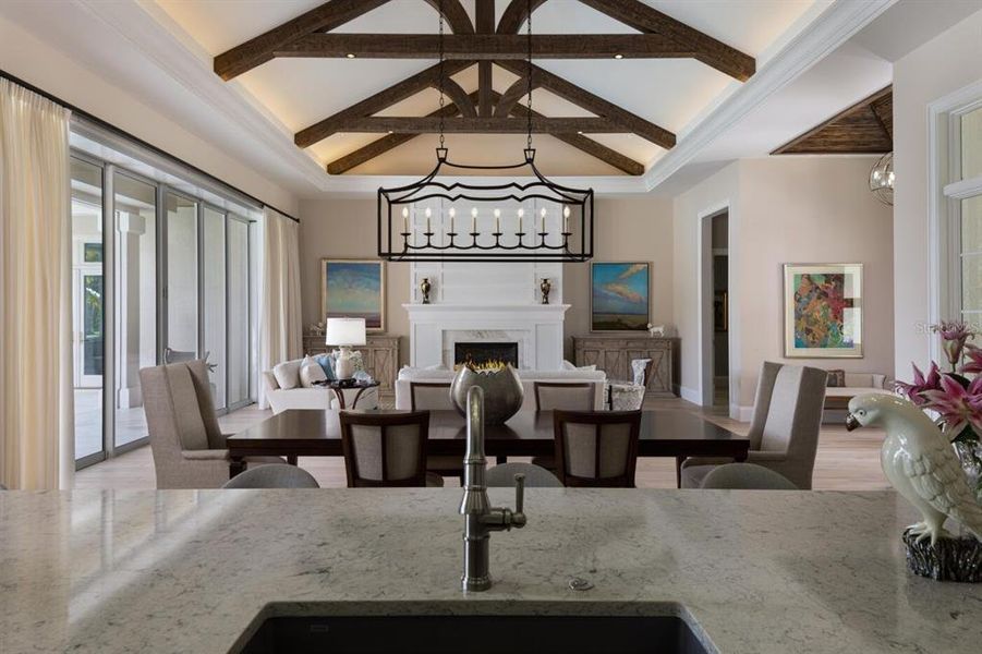 Furnished interior view inside a new home in , Fort Myers (Image 9).