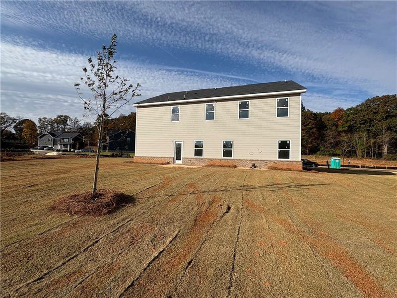 Exterior details and patio area of a home in Southern Hills, McDonough (Image 3).