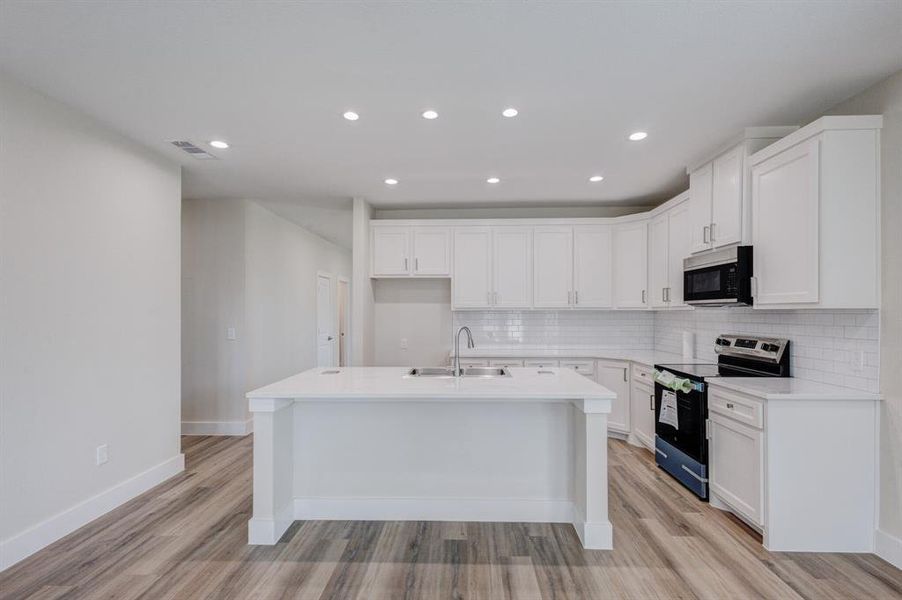 Furnished interior view inside a new home in , Grand Prairie (Image 9). Furnished interior view inside a new home in , Grand Prairie (Image 9).