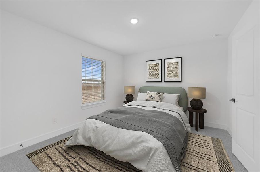 Furnished interior view inside a new home in Timberbrook, Justin (Image 23).