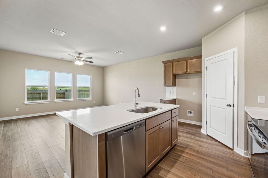Furnished interior view inside a new home in Hillside Village, Temple (Image 5).