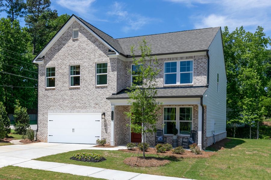 Representative exterior photo of a completed home built from the The Kershaw by Stanley Martin Homes in Riverside Ridge, Lawrenceville, GA (Image 118).