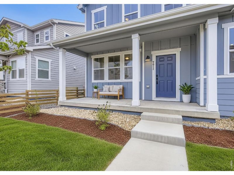 Exterior details and patio area of a home in Waterfield, Fort Collins (Image 4).
