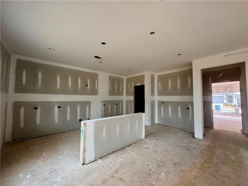 In-progress construction of a new home in Eastlyn Crossing, Flowery Branch, GA (Image 7).