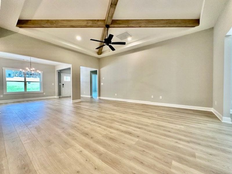 Spacious, unfurnished interior of a new home in Deer Creek, Moreland (Image 13). Spacious, unfurnished interior of a new home in Deer Creek, Moreland (Image 13).