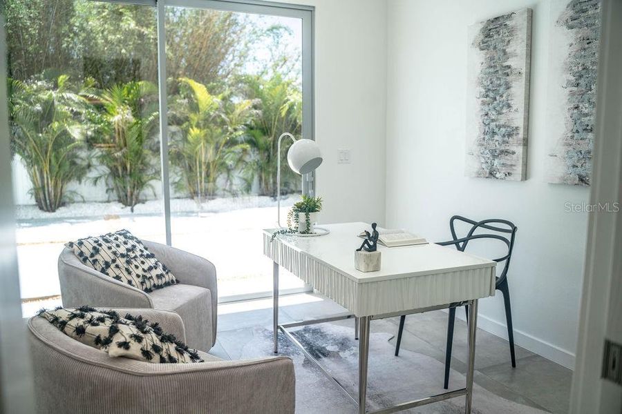 Furnished interior view inside a new home in , Sarasota (Image 10).