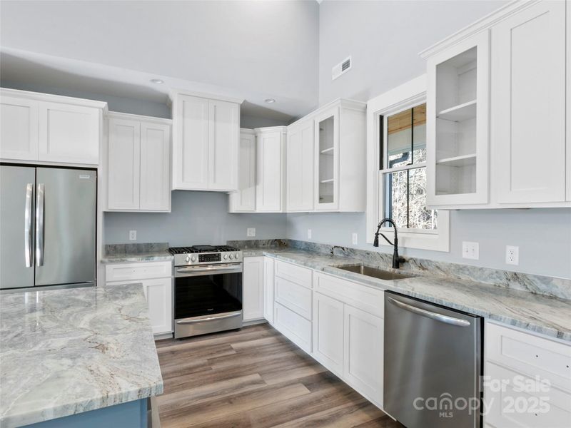 Furnished interior view inside a new home in , Mills River (Image 5).