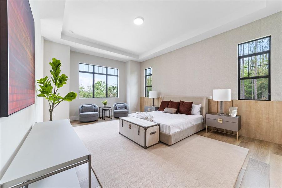 Furnished interior view inside a new home in Bella Collina, Montverde (Image 54). Furnished interior view inside a new home in Bella Collina, Montverde (Image 54).