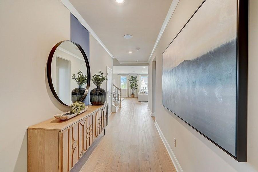 Furnished interior view inside a new home in Dreycott, Lawrenceville (Image 4).