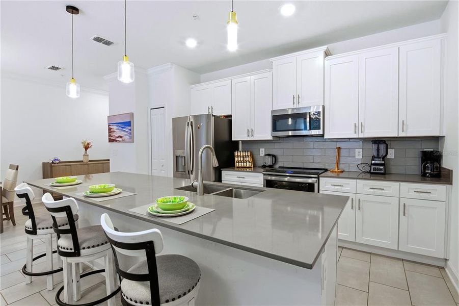 Furnished interior view inside a new home in , Kissimmee (Image 14). Furnished interior view inside a new home in , Kissimmee (Image 14).