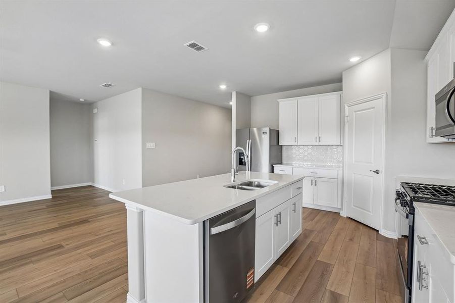 Furnished interior view inside a new home in Stella Hills, Denton (Image 17).