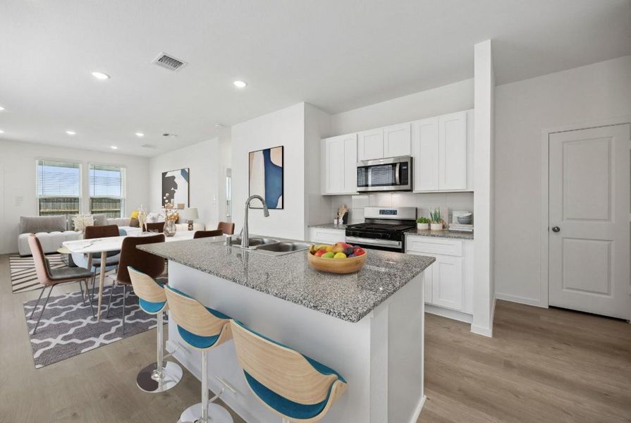 Furnished interior view inside a new home in Stokesbury, Waller (Image 9).