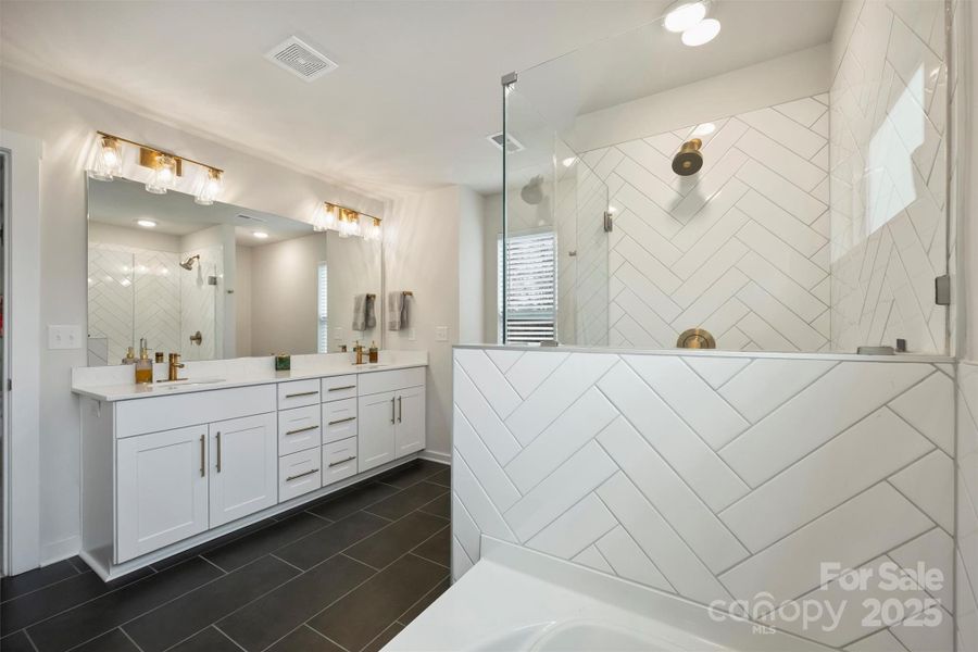 Furnished interior view inside a new home in , Charlotte (Image 37).