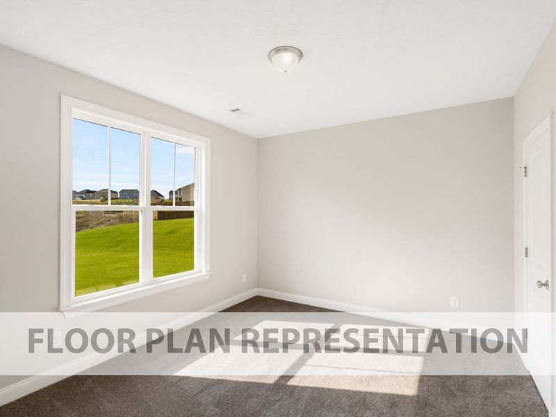 Additional Bedroom Floorplan Representation Photo | The Ashworth VI Additional Bedroom Floorplan Representation Photo | The Ashworth VI