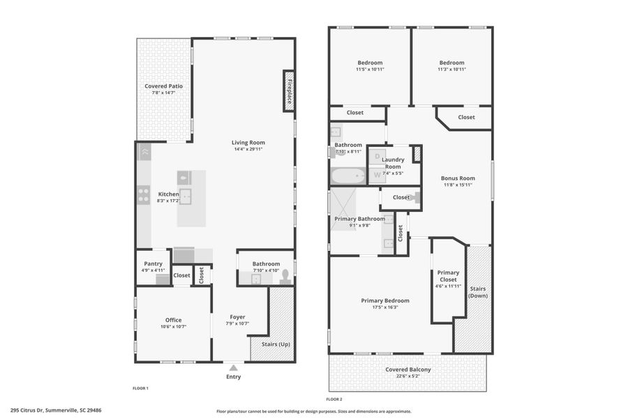2D floor plan layout of this home in Carnes Crossroads, Summerville, SC (Image 5). 2D floor plan layout of this home in Carnes Crossroads, Summerville, SC (Image 5).