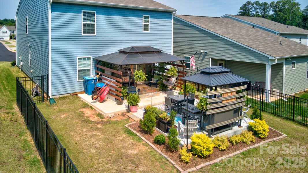 Exterior details and patio area of a home in Legacy Ridge, Catawba (Image 4). Exterior details and patio area of a home in Legacy Ridge, Catawba (Image 4).