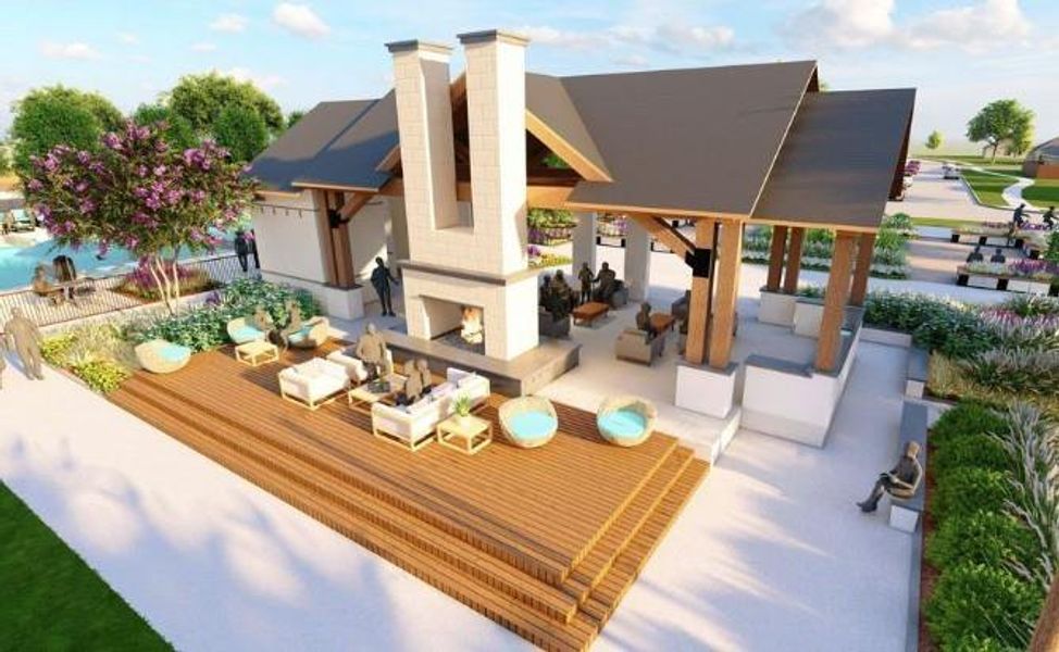 Furnished interior view inside a new home in North Sky Celina, Celina (Image 17).