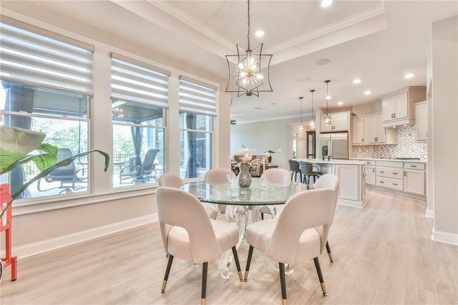 Furnished interior view inside a new home in , Dacula (Image 17).