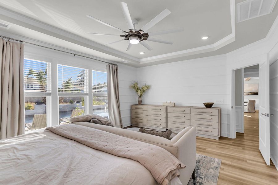 Furnished interior view inside a new home in Sea Island Preserve, Johns Island (Image 24).